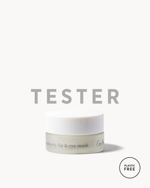 tester - cranberry lip & eye mask